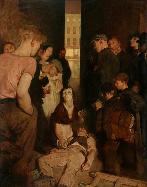 Philpot,_Glyn_Warren;_A_Street_Accident;_Manchester_Art_Gallery